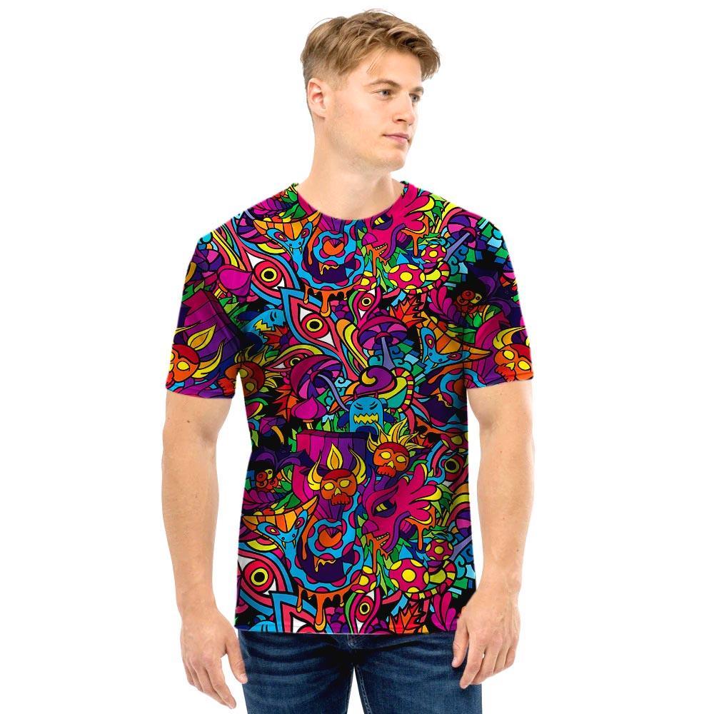 Tribal Hippie Trippy Men T Shirt-grizzshop