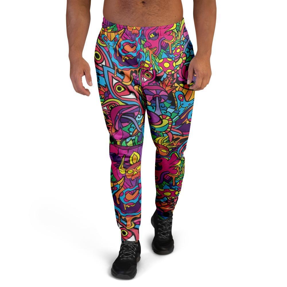 Tribal Hippie Trippy Men's Joggers-grizzshop