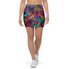 Tribal Hippie Trippy Mini Skirt-grizzshop