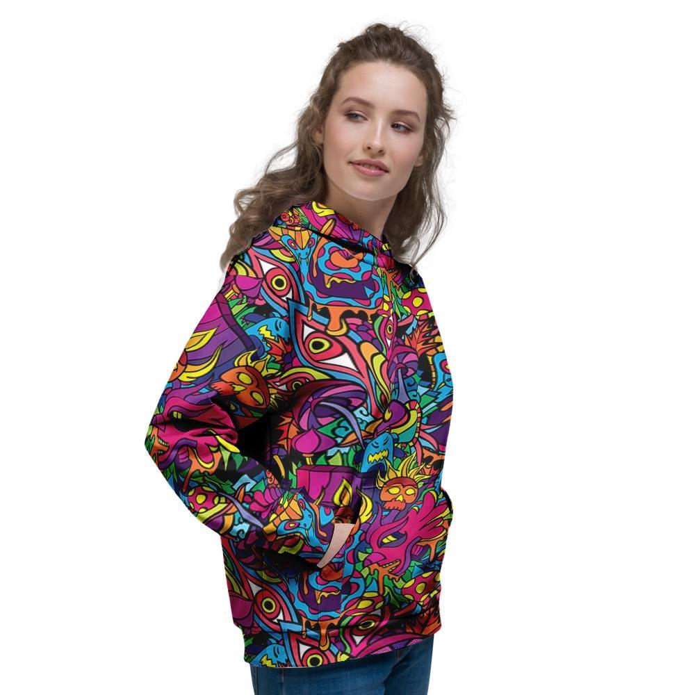 Tribal Hippie Trippy Women's Hoodie-grizzshop