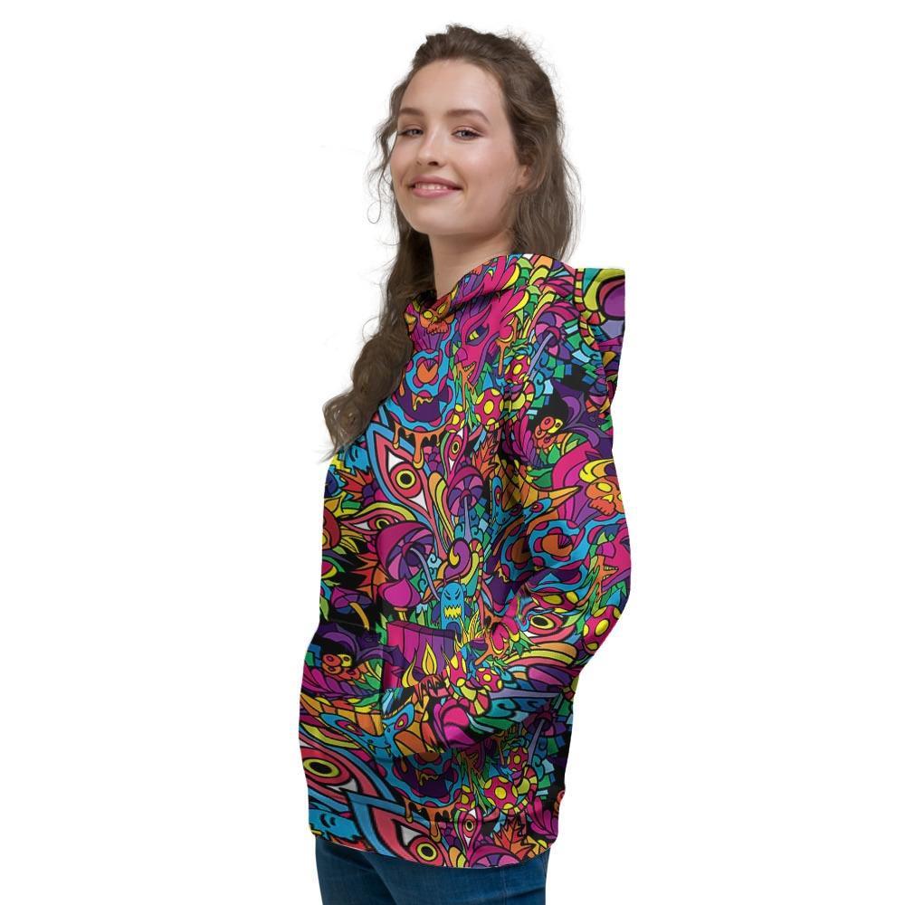 Tribal Hippie Trippy Women's Hoodie-grizzshop