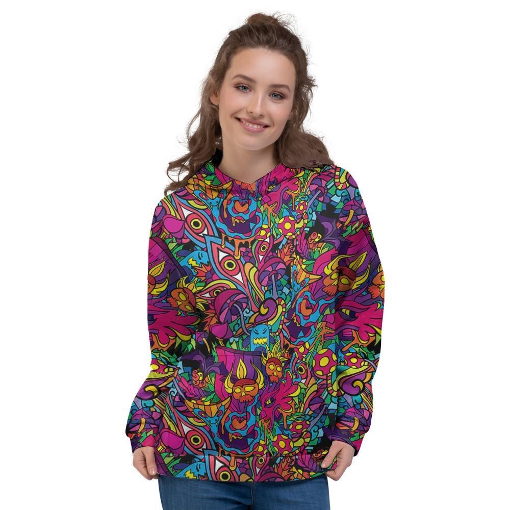 Tribal Hippie Trippy Women's Hoodie-grizzshop