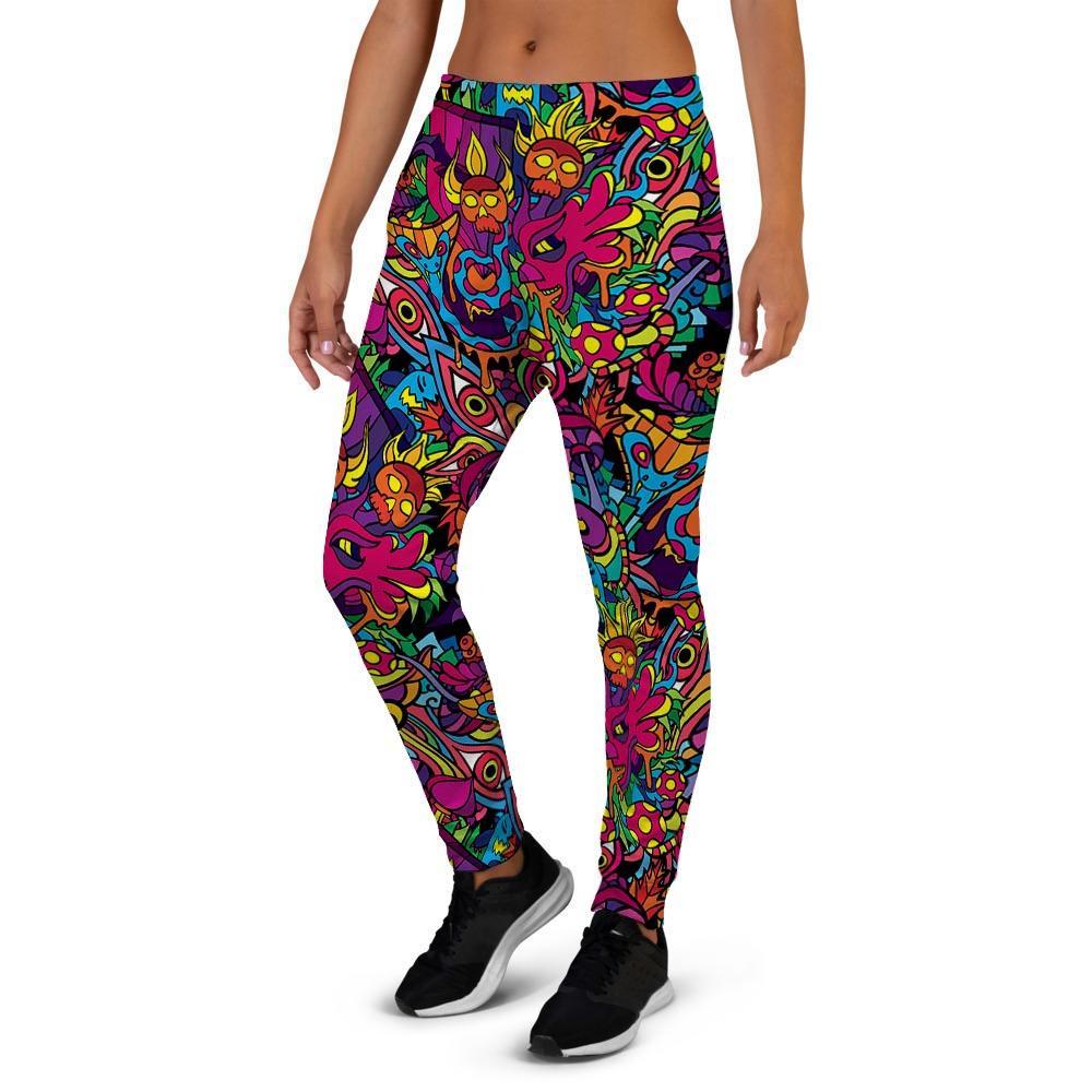 Tribal Hippie Trippy Women's Joggers-grizzshop