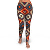 Tribal Indians Native American Aztec Navajo Print Pattern Women Leggings-grizzshop