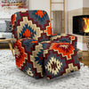 Tribal Indians Native American Aztec Pendleton Navajo Print Recliner Cover-grizzshop