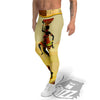 Tribal Inspired African Ethnic Print Men's Leggings-grizzshop