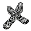 Tribal Maori Polynesian Tattoo Print Muay Thai Shin Guards-grizzshop