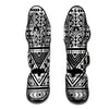 Tribal Maori Polynesian Tattoo Print Muay Thai Shin Guards-grizzshop