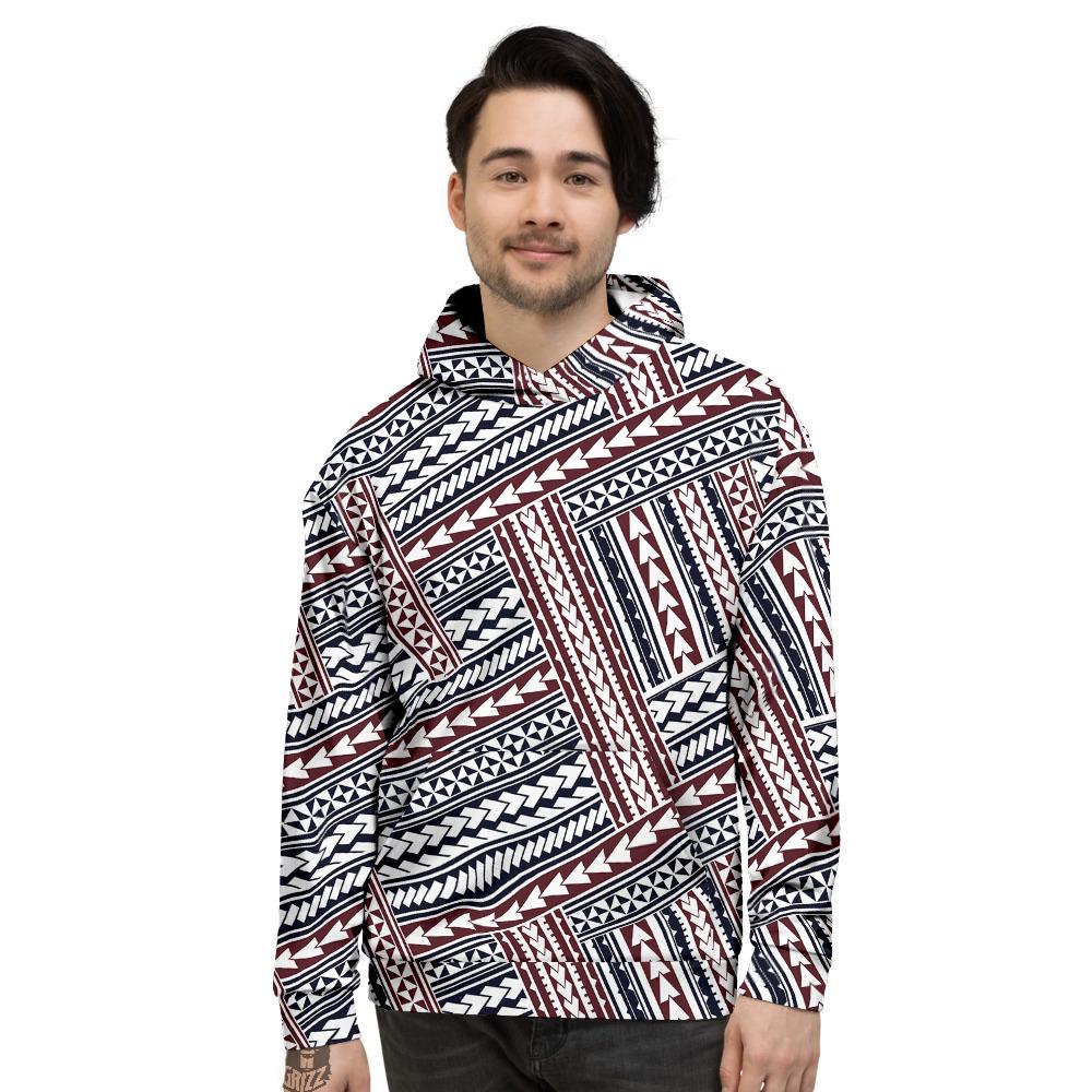 Tribal print hot sale hoodie mens