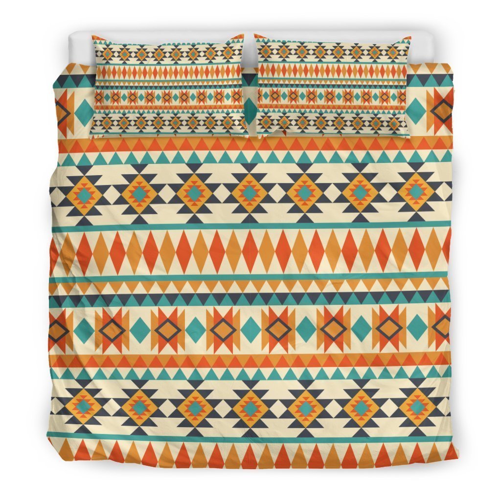 Tribal Native American Aztec Indians Navajo Print Duvet Cover Bedding Set-grizzshop