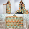 Tribal Native American Aztec Indians Navajo Print Hooded Blanket-grizzshop