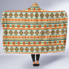 Tribal Native American Aztec Indians Navajo Print Hooded Blanket-grizzshop