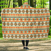 Tribal Native American Aztec Indians Navajo Print Hooded Blanket-grizzshop