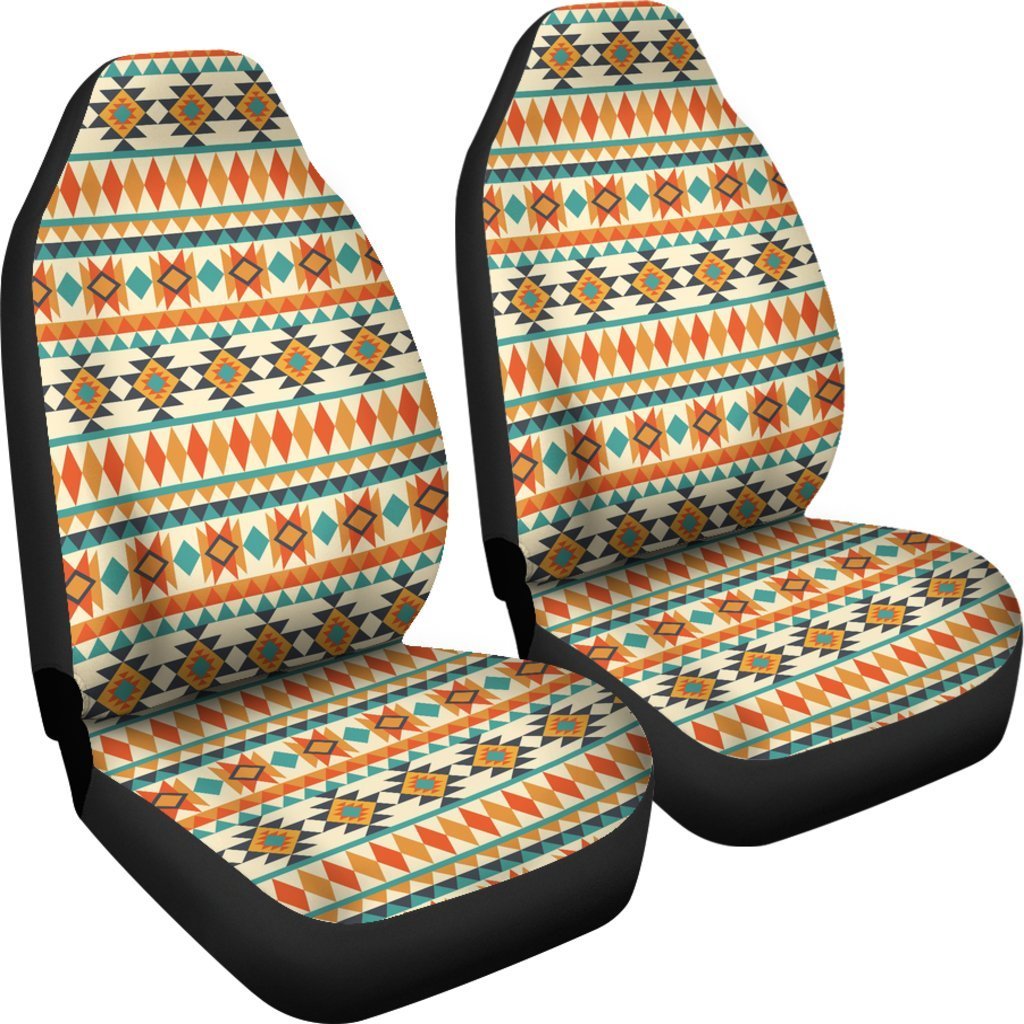 Tribal Native American Aztec Indians Navajo Print Universal Fit Car Seat Cover-grizzshop