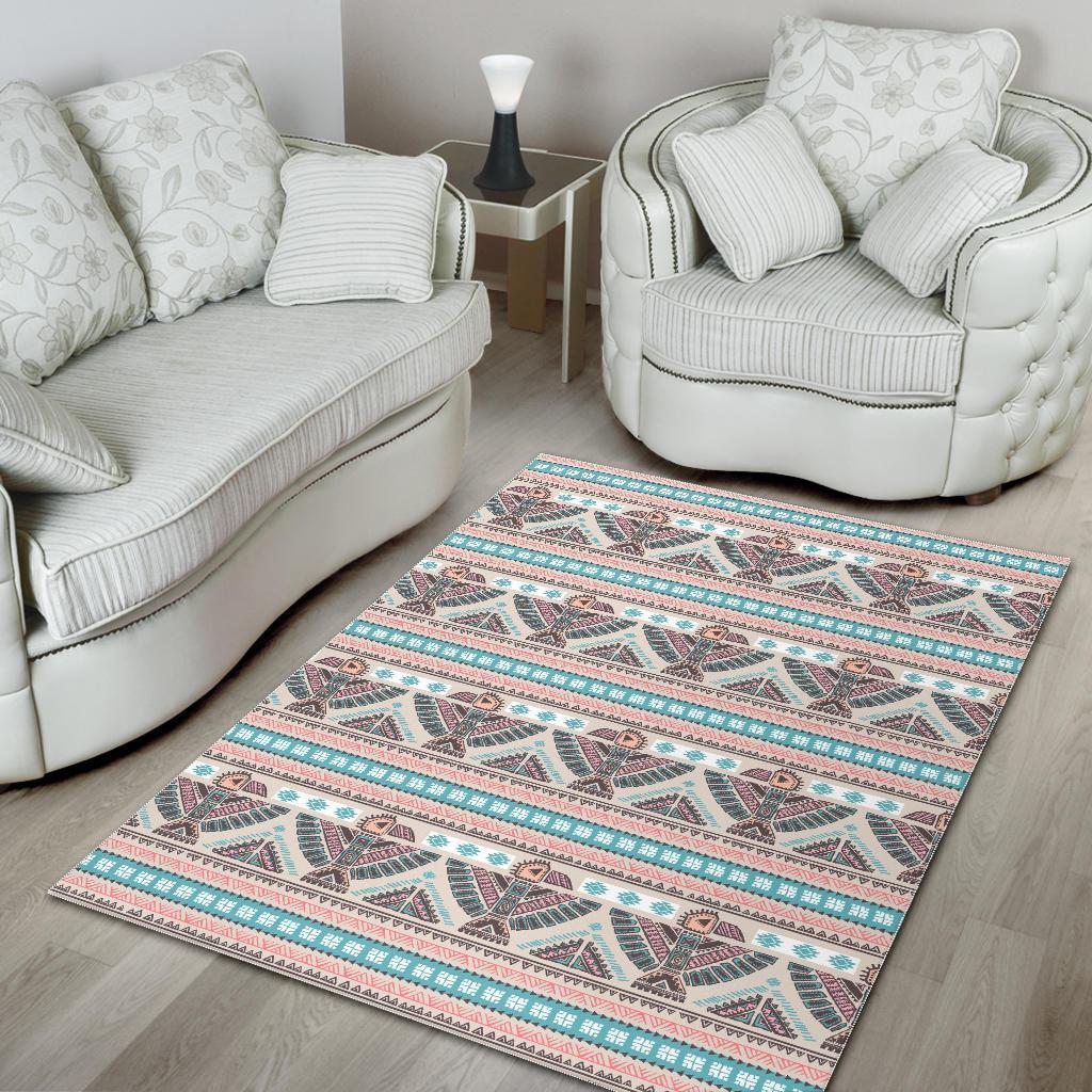 Tribal Native Indians American Aztec Navajo Print Floor Mat-grizzshop