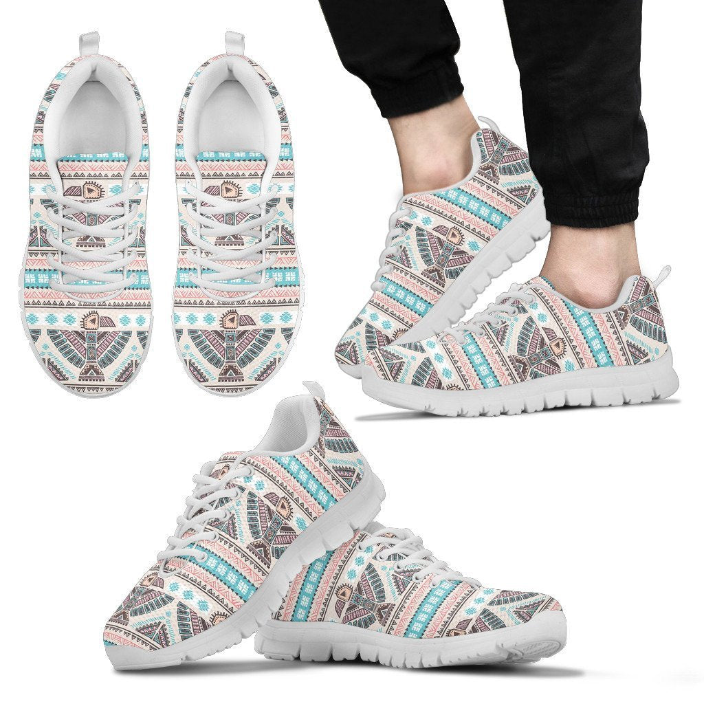 Tribal Native Indians American Aztec Navajo Print Men Shoes Sneakers-grizzshop