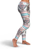 Tribal Native Indians American Aztec Navajo Print Pattern Women Leggings-grizzshop