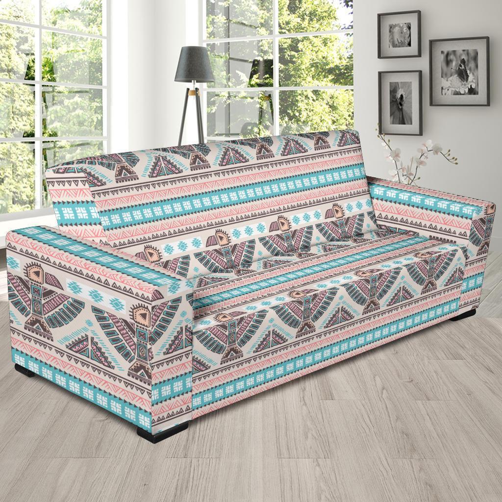 Tribal Native Indians American Aztec Navajo Print Sofa Covers-grizzshop