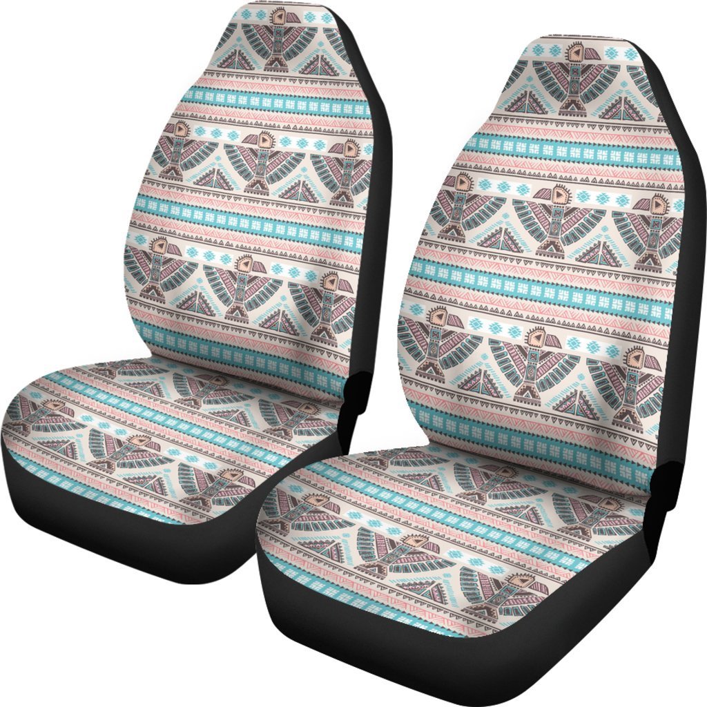 Tribal Native Indians American Aztec Navajo Print Universal Fit Car Seat Cover-grizzshop