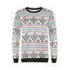 Tribal Native Indians American Aztec Navajo Print Women Crewneck Sweatshirt-grizzshop