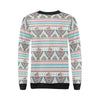 Tribal Native Indians American Aztec Navajo Print Women Crewneck Sweatshirt-grizzshop