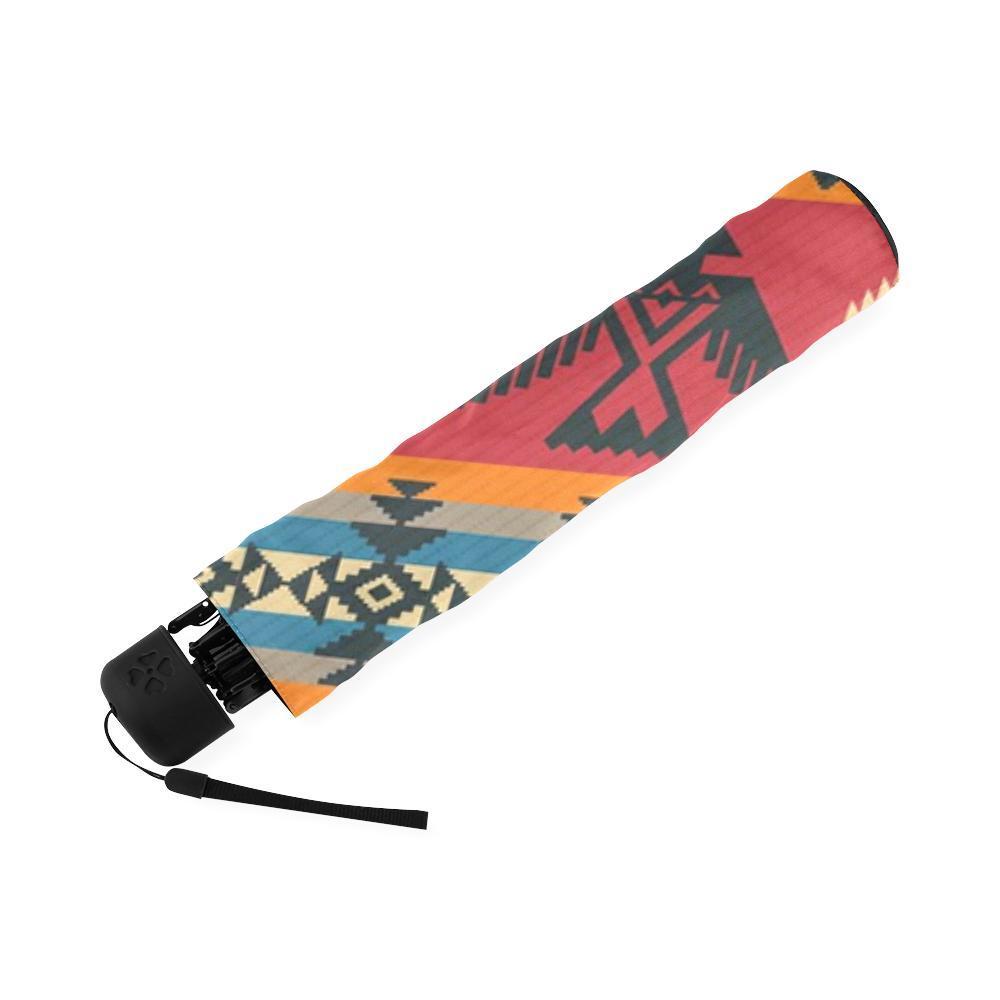 Tribal Navajo Native Indians American Aztec Print Foldable Umbrella-grizzshop