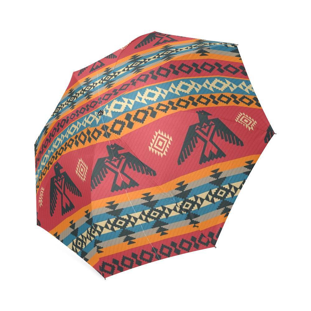 Tribal Navajo Native Indians American Aztec Print Foldable Umbrella-grizzshop