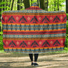 Tribal Navajo Native Indians American Aztec Print Hooded Blanket-grizzshop