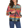 Load image into Gallery viewer, Tribal Navajo Native Indians American Aztec Print Women Casual Bomber Jacket-grizzshop