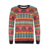 Tribal Navajo Native Indians American Aztec Print Women Crewneck Sweatshirt-grizzshop