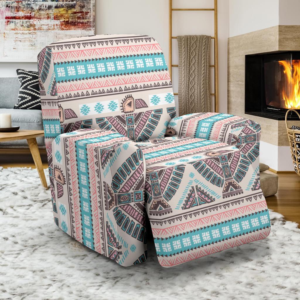 Tribal Pendleton Native Indians American Aztec Navajo Print Recliner Cover-grizzshop