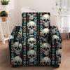 Tribal Skull Armchair Cover-grizzshop