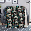 Tribal Skull Blanket-grizzshop