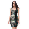 Tribal Skull Bodycon Dress-grizzshop