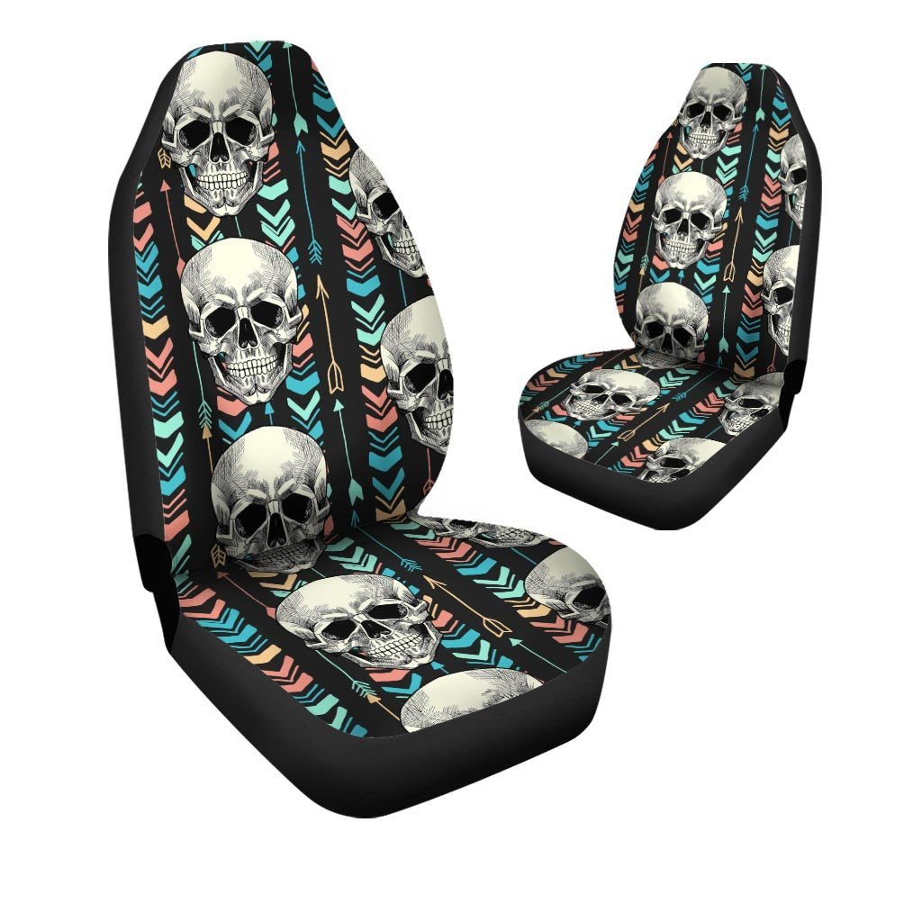 Tribal Skull Car Seat Covers-grizzshop