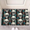 Tribal Skull Door Mat-grizzshop