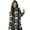 Tribal Skull Hoodie Dress-grizzshop