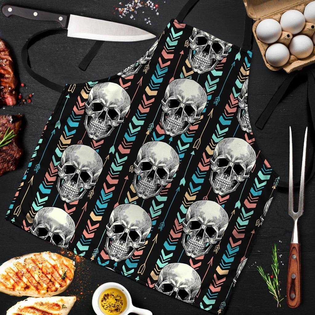 Tribal Skull Men's Apron-grizzshop