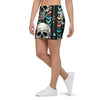 Tribal Skull Mini Skirt-grizzshop