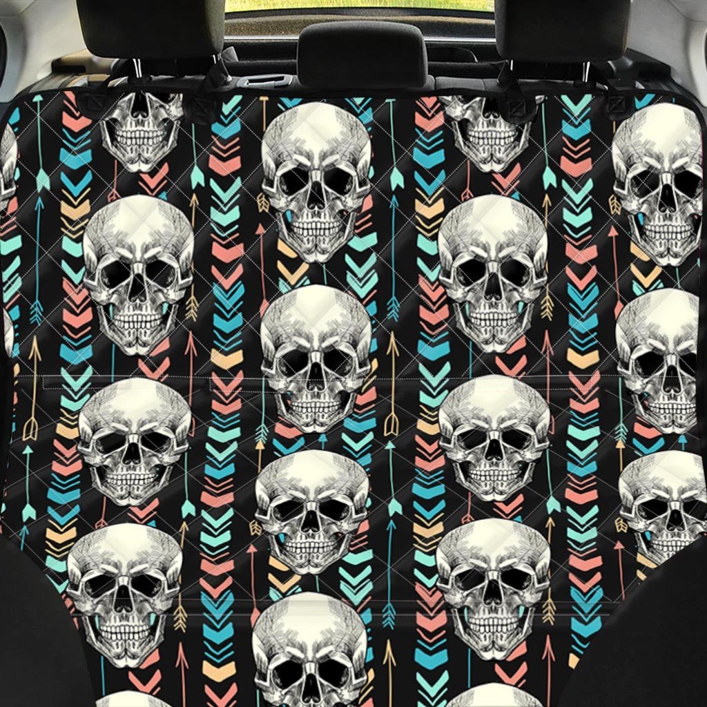 Tribal Skull Pet Car Seat Cover-grizzshop