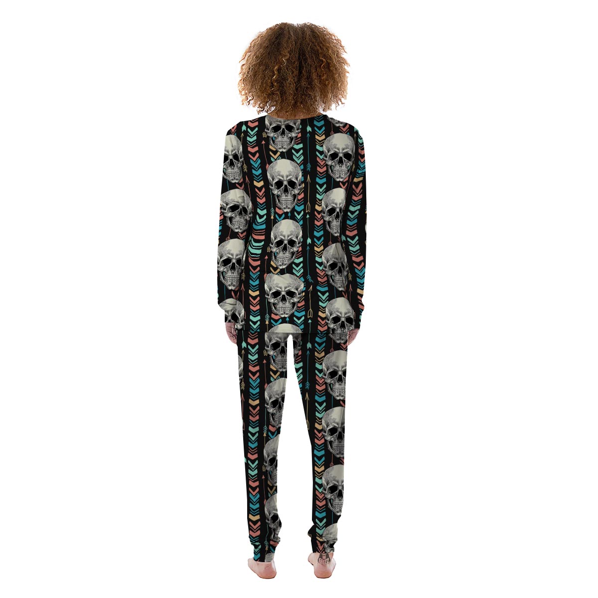 Tribal Skull Women's Pajamas-grizzshop