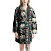 Tribal Skull Women's Robe-grizzshop