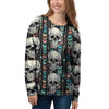 Tribal Skull Women's Sweatshirt-grizzshop