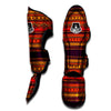 Tribal Sunset African Print Pattern Muay Thai Shin Guards-grizzshop