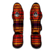 Tribal Sunset African Print Pattern Muay Thai Shin Guards-grizzshop