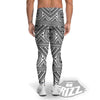 Tribal Tattoo Maori Polynesian Print Men's Leggings-grizzshop