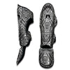 Tribal Tattoo Maori Polynesian Print Muay Thai Shin Guards-grizzshop