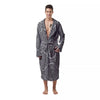 Tribal Tattoo Maori Print Pattern Men's Robe-grizzshop