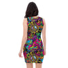 Tribal Trippy Bodycon Dress-grizzshop