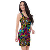 Tribal Trippy Bodycon Dress-grizzshop